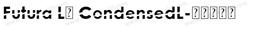 Futura LI CondensedL字体转换